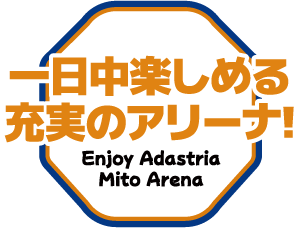 一日中楽しめる充実のアリーナ