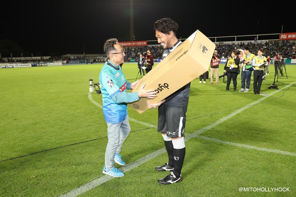 GK本間幸司選手引退セレモニー