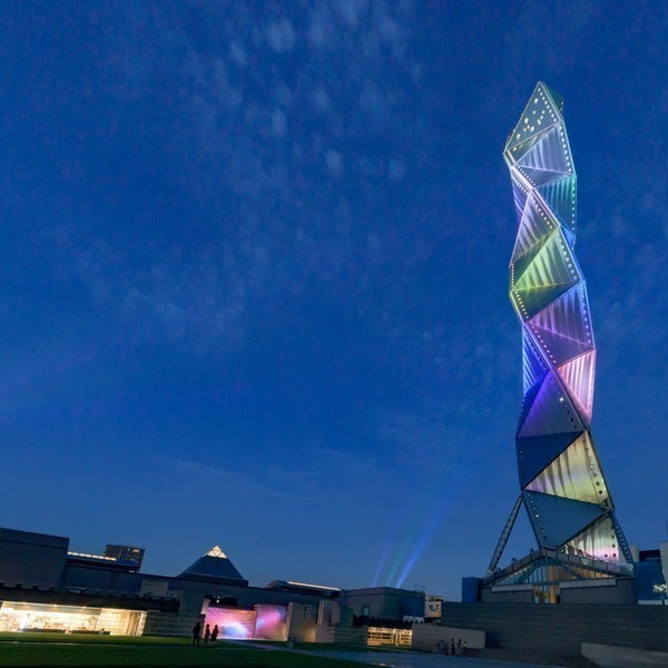 水戸芸術館ライトアッププロジェクト