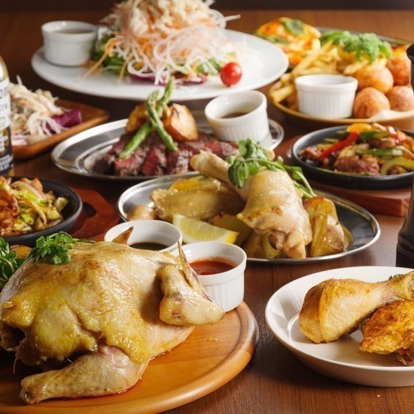 本格ロティサリー チキンバル サンダーバード 水戸オーパ店