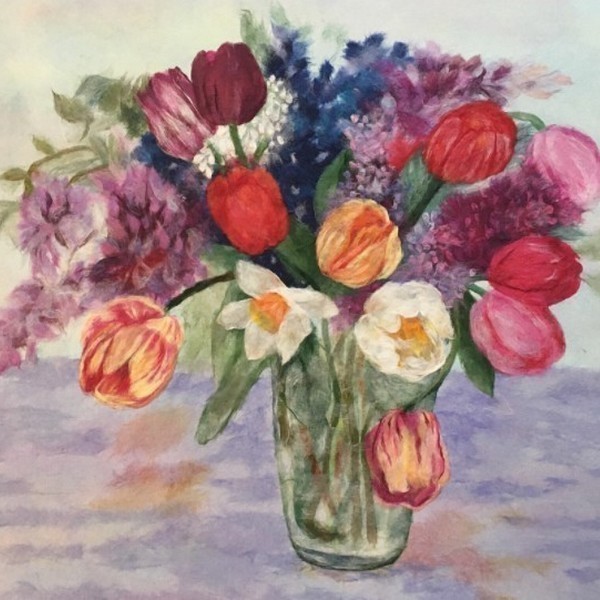 彩真和紙ちぎり絵教室