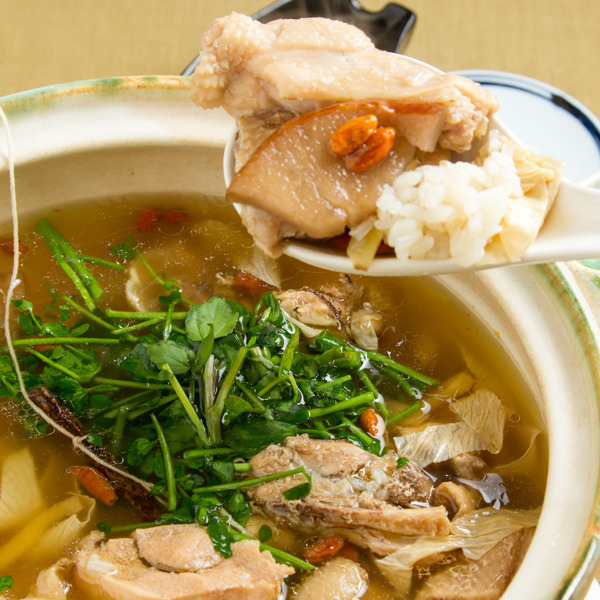 奥久慈しゃも料理 だいこん