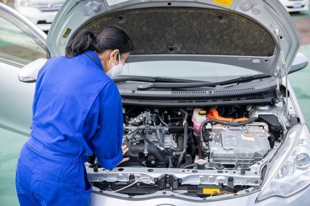 徹底した整備を行って安心の納車