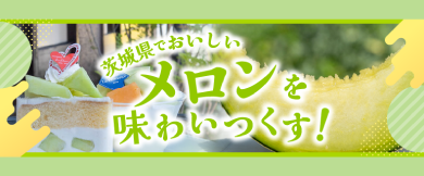 茨城のおいしいメロン特集